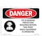 Signmission OSHA Danger, Eye And Hearing Protection Required, 14in X 10in Rigid Plastic, OS-DS-P-1014-L-1220 OS-DS-P-1014-L-1220 - alternate 1